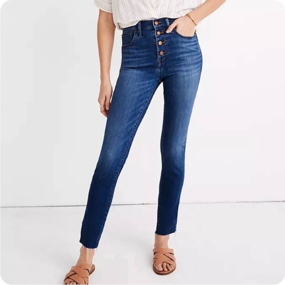 Madewell high rise skinny jeans